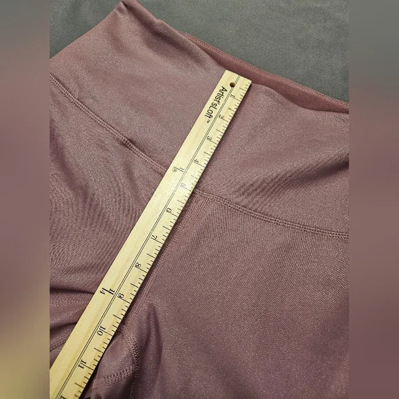 Zella Leggings Womens Size Medium Dusty Rose Beige Pink Active Workout Pockets - Picture 6 of 8